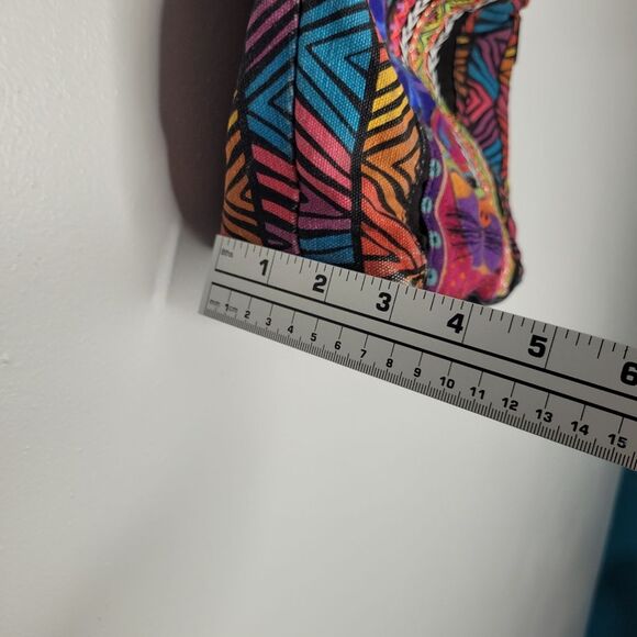 Laurel Burch stacked cat quirky multicolored crossbody cat lady purse bag - Picture 6 of 7